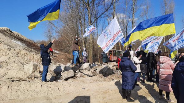 Хроніки сьогоднішнього пікету інвесторів Аркади щодо охорони піску