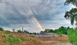 Знищений у 2019 році чиновниками КМДА міст до ЖК "Патріотика на озерах", побудований за кошти довірителів банку "Аркада"